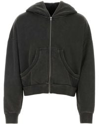 Entire studios - Slate Cotton Oversize Sweatshirt - Lyst
