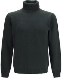 Roberto Collina - Turtleneck Wool Sweater Merino Ovis Aries - Lyst