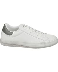 Kiton - Calfskin Sneakers With Detail - Lyst