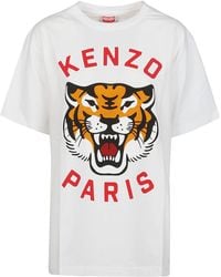 KENZO - Lucky Tiger Oversize T-Shirt - Lyst