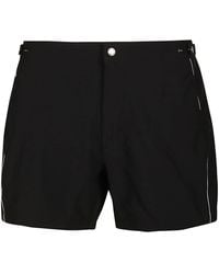 Michael Kors - Solid Piped Swim Trunk - Lyst