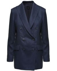 Le Plain - Double-Breasted Blazer - Lyst