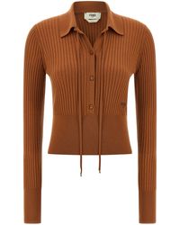 Fendi - Ribbed Sweater - Lyst