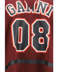 Ganni - Cocora Double-Layer Long-Sleeve T-Shirt - Lyst