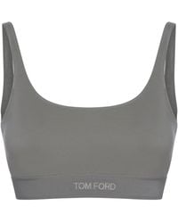 Tom Ford - Top Scoop Neck Modal Tops - Lyst