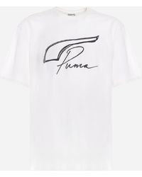Puma Select Puma X Rhuigi T-shirt In Cotton Blend - White