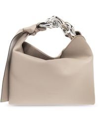 JW Anderson - Logo Embossed Small Chain Hobo Bag - Lyst