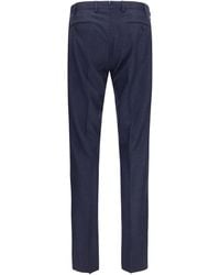 Germano 1952 - Tailored Pants Virgin Wool Fleece (Ovis Aries) Trousers - Lyst