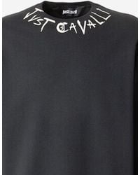 Just Cavalli - Cotton Sweatshirt, Sweatshirts - Lyst