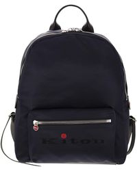 Kiton - Backpack With Logo - Lyst