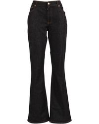 Fabiana Filippi - Slim Fit Bootcut 5 Pocket Jeans With Knit Back Pocket - Lyst