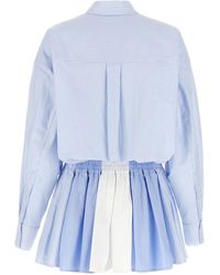 Alexander Wang - Prestyled Pleated Boxer Romper Jumpsuit - Lyst