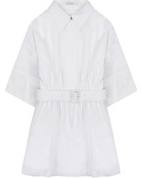 Givenchy - Mini Dress Chemisier Cotton - Lyst