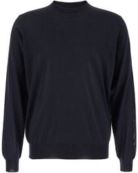 Le Plain - Crewneck Sweater With Ribbed Trims - Lyst