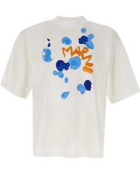 Marni - Dripping Flower Cotton T-Shirt - Lyst