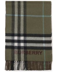 Burberry - Vintage Check Cashmere Scarf - Lyst