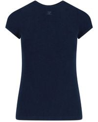 Courreges - Tone-On-Tone Logo T-Shirt - Lyst