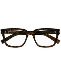 Saint Laurent - Square Frame Glasses - Lyst