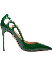 Green Pumps Shoes for Women - Lyst