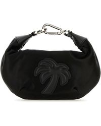 Palm Angels - Black Fabric Big Palm Handbag - Lyst