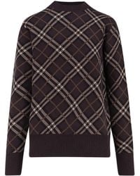 Burberry - Round-Neck Knitwear - Lyst