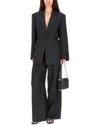 Alexander Wang - Tailored Pants Wool Trousers - Lyst