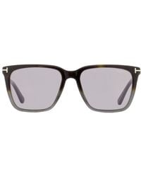 Tom Ford - Rectangular Sunglasses Tf862 Garrett 56C Havana--Gunmetal 56Mm Ft0862 Plastic (Acetate)/Metal - Lyst