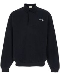 Autry - Sweatshirt With Polo Collar - Lyst