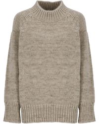 Maison Margiela - Alpaca, Cotton And Wool Sweater - Lyst