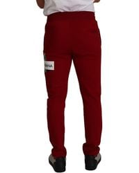 Dolce & Gabbana - Elegant Jogging Pants With Drawstring Closure - Lyst