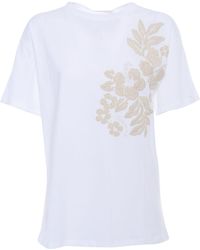 Ermanno Scervino - Emroidery T-Shirt - Lyst