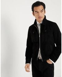 Brunello Cucinelli - Leather Zip Jacket - Lyst