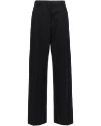 Valentino Garavani - Solid Grisaille Pants Virgin Wool - Lyst