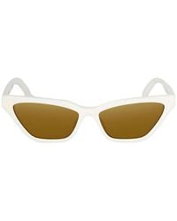 Off-White c/o Virgil Abloh - Sunglasses Cat Eye Full Rim, Frame And Mirror Lens Oeri13Bmadison0176 - Lyst