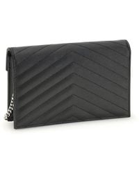 Saint Laurent - Cassandre Mini Shoulder Bag Calf Leather Bos Taurus Wallets & Purses - Lyst