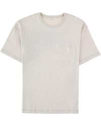 Lemaire - Lemaire Cotton-Linen Chest Pocket T-Shirt - Lyst