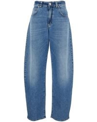 Pinko - Eloise Egg Denim Golden Wash - Lyst