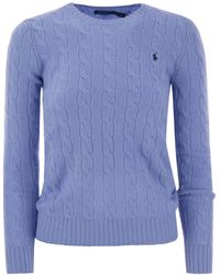 Polo Ralph Lauren - Wool And Cashmere Cable-knit Sweater - Lyst