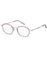 Marc Jacobs - Eyeglasses Square Full Rim, Lilac- Frame And Clear Demo Lenses Lens Marc702-G078900 - Lyst