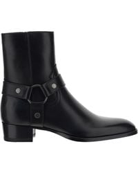 Saint Laurent - Men Wyatt 60 Jodhpur Boots - Lyst