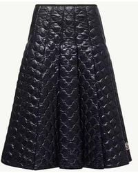Moncler - Moncler Quilted Nylon Skirt - Lyst