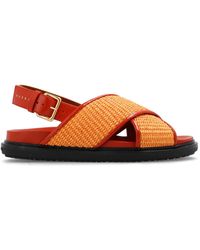 Marni - Sandals With Logo, - Lyst