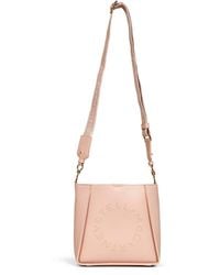 Stella McCartney - Blush Logo Square Crossbody Bag - Lyst