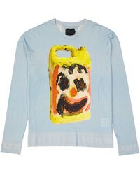 Givenchy - Wool And Silk Printed Sweater - Lyst
