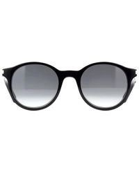 Saint Laurent - Sl 521 Round-frame Acetate Sunglasses - Lyst