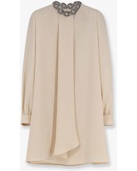 Valentino - Mini Dress Cady Couture - Lyst