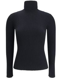 Max Mara - Ribbed Long-Sleeve T-Shirt - Lyst