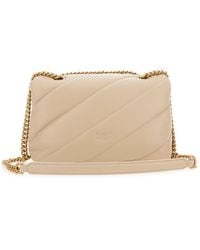 Pinko - Shoulder Bag Love Classic Leather - Lyst