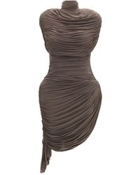 Magda Butrym - Brown Copper Cocktail Dress - Lyst