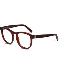 Chloé - Chloe Eyeglasses Square Full Rim, Bordeaux Frame And Clear Demo Lens Ce2712603 - Lyst